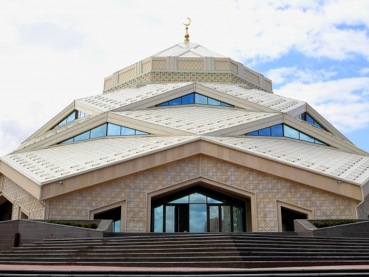 Строительство мечети "Алланың гүлі  в г. Астана 