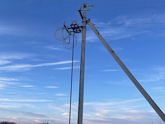 Строительство линии внешнего электроснабжения  для объекта: АЗС №23